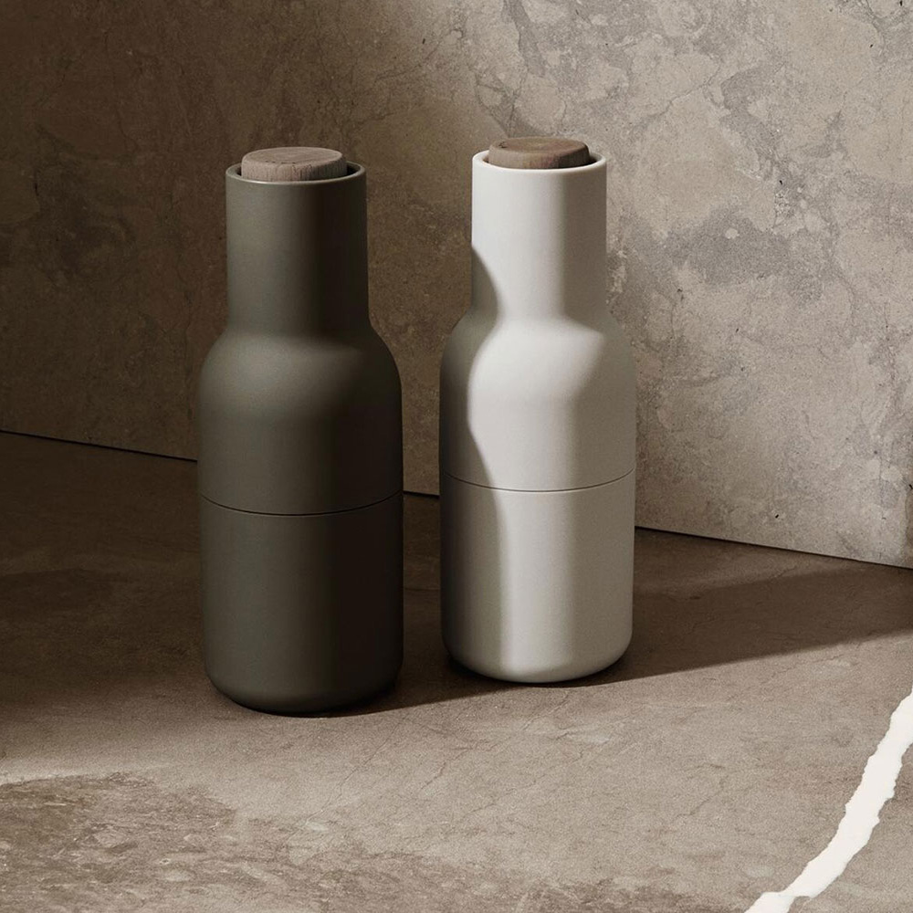 Bottle Grinder Set Ceramic Spice Mill 2 Pcs - Imagen 2